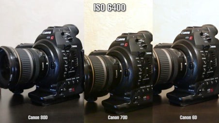 Canon 80D тест на светочувствительность на высоких ISO