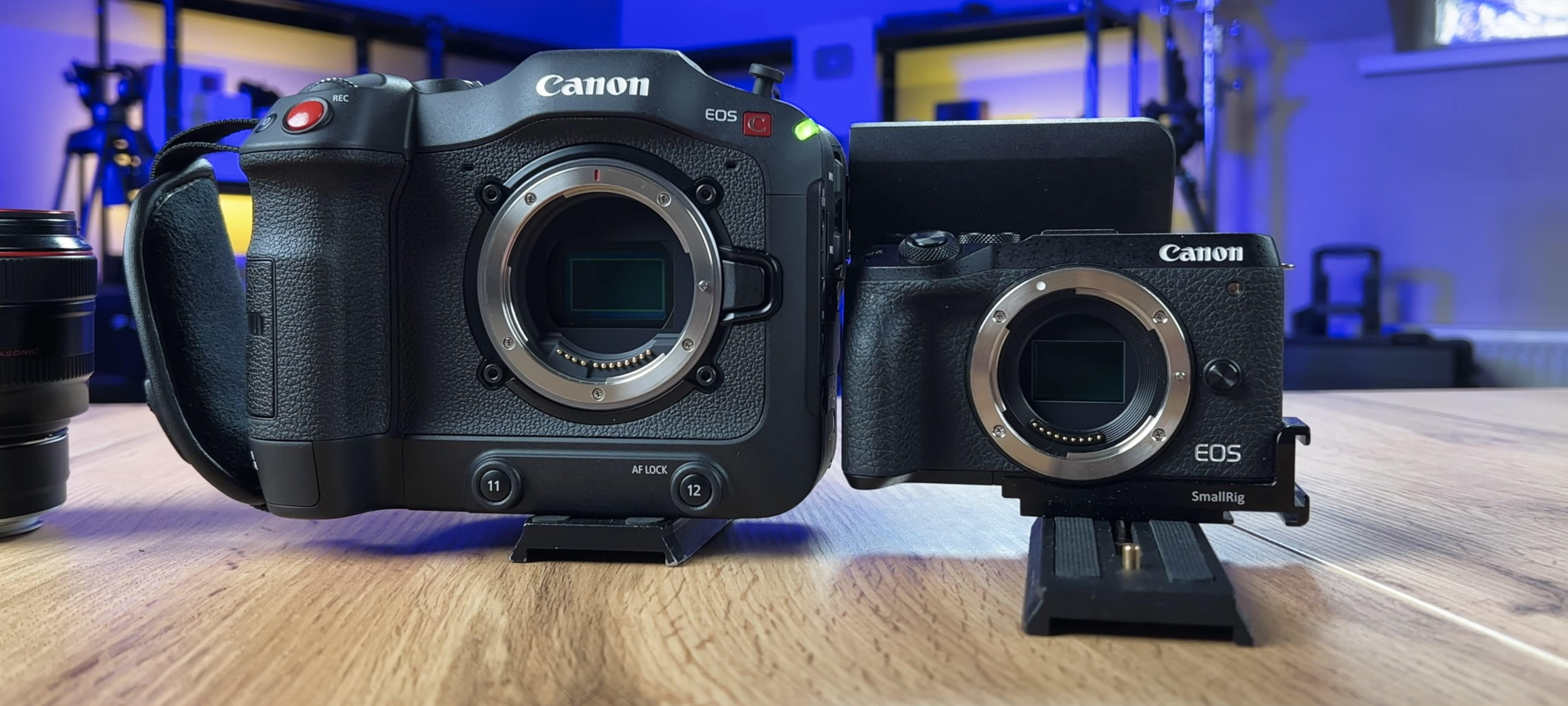 Canon C70 и Canon M6 Mark II